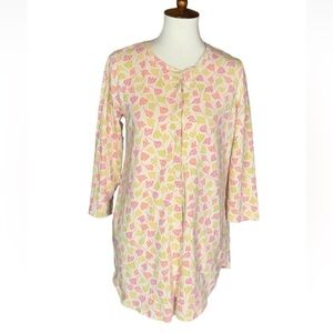 Gudrun Sjoden Tulipa Collection organic cotton tunic with floral print Medium